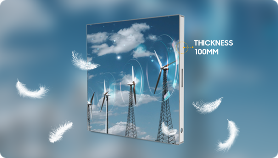 Retop LED display is thin that can easier the installation and maintenance